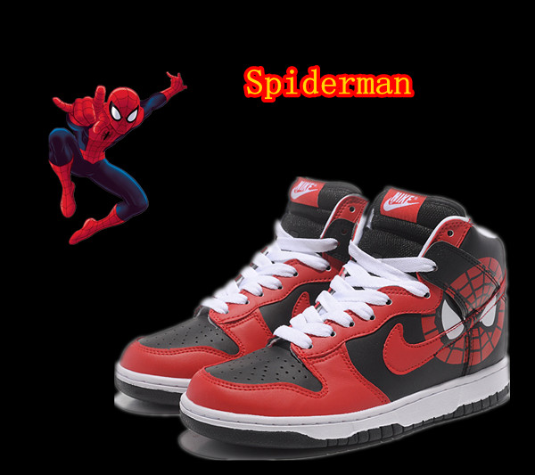 nike shoes spiderman